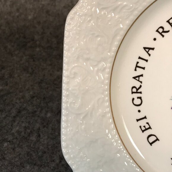 Vintage Dei Gratia Regina Fid Def Elizabeth II 1997 Lord Nelson Pottery Plate - Picture 4 of 9